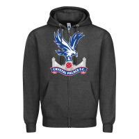 Charcoal Heather the-crystal-palace-f.c.-cool Zipper Hoodie - InspiraDesign