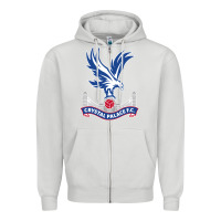 Dove Grey the-crystal-palace-f.c.-cool Zipper Hoodie - InspiraDesign