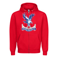 Red the-crystal-palace-f.c.-cool Zipper Hoodie - InspiraDesign
