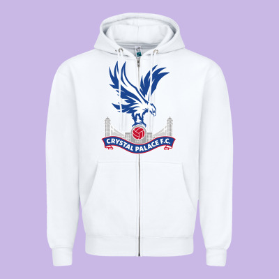 The-crystal-palace-f.c.-cool Zipper Hoodie Designed By Inspiradesign
