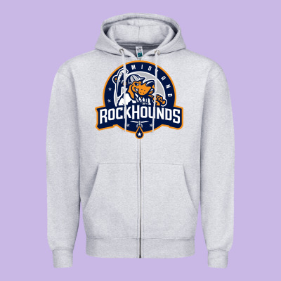 The Midland.rock.hounds Sport Zipper Hoodie Designed By Inspiradesign