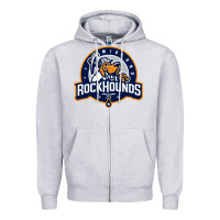 Heather Grey The midland.rock.hounds sport Zipper Hoodie - InspiraDesign