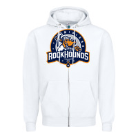 White The midland.rock.hounds sport Zipper Hoodie - InspiraDesign