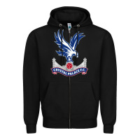Black #crystal 'palace Zipper Hoodie - InspiraDesign