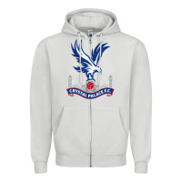 Dove Grey #crystal 'palace Zipper Hoodie - InspiraDesign