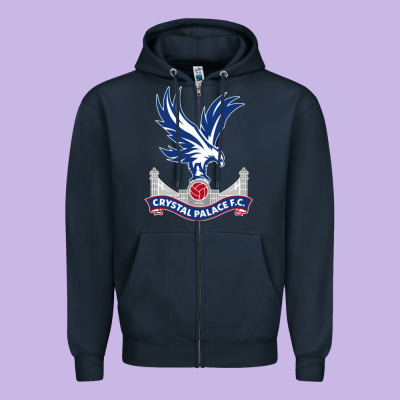 #crystal 'palace Zipper Hoodie Designed By Inspiradesign