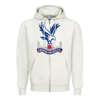 Oatmeal Heather #crystal 'palace Zipper Hoodie - InspiraDesign