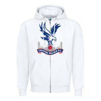 White #crystal 'palace Zipper Hoodie - InspiraDesign