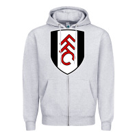 Heather Grey The Fulham fc Zipper Hoodie - InspiraDesign