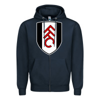 Navy The Fulham fc Zipper Hoodie - InspiraDesign
