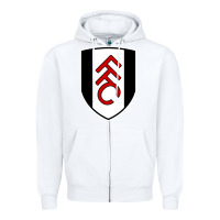White The Fulham fc Zipper Hoodie - InspiraDesign