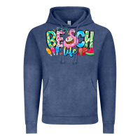Vintage Denim Besch Life Vintage Hoodie - CowhideDigitalArt