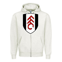 Oatmeal Heather The Fulham fc Zipper Hoodie - InspiraDesign