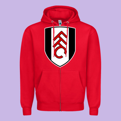 The Fulham Fc Zipper Hoodie Designed By Inspiradesign
