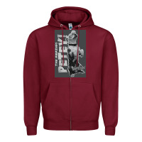 Burgundy little rascals, amazing petey Zipper Hoodie - InspiraDesign