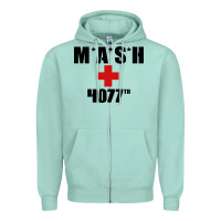 Seafoam mash 4077th Zipper Hoodie - InspiraDesign