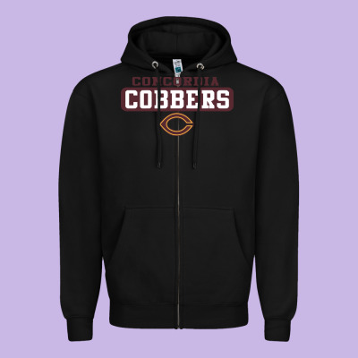 Concordia Cobbers Zipper Hoodie Designed By Inspiradesign