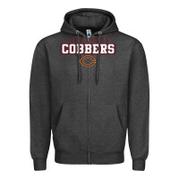Charcoal Heather concordia Cobbers Zipper Hoodie - InspiraDesign