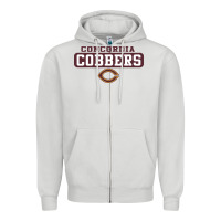 Dove Grey concordia Cobbers Zipper Hoodie - InspiraDesign