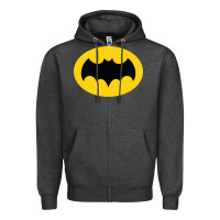 Charcoal Heather adam west bat Zipper Hoodie - InspiraDesign