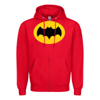 Red adam west bat Zipper Hoodie - InspiraDesign