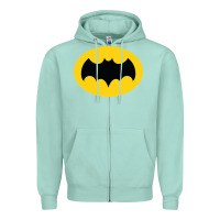 Seafoam adam west bat Zipper Hoodie - InspiraDesign