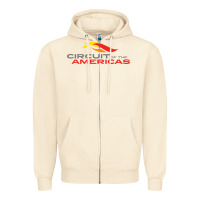 Sandshell circuit of the americas Zipper Hoodie - InspiraDesign