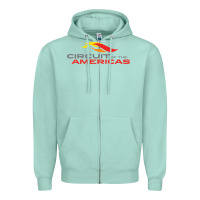 Seafoam circuit of the americas Zipper Hoodie - InspiraDesign