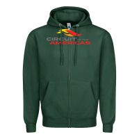 Sports Green circuit of the americas Zipper Hoodie - InspiraDesign