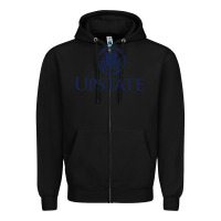 Black Upstate Medical, SUNY Zipper Hoodie - InspiraDesign