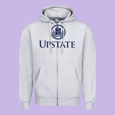 Upstate Medical, Suny Zipper Hoodie Designed By Inspiradesign