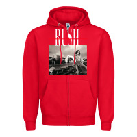 Red rush permanent waves Zipper Hoodie - InspiraDesign
