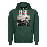 Sports Green rush permanent waves Zipper Hoodie - InspiraDesign