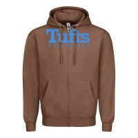 Chestnut Tufts University Zipper Hoodie - InspiraDesign