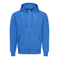 True Royal Tufts University Zipper Hoodie - InspiraDesign