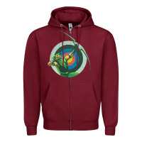 Burgundy Green Arrow DC, Green Arrow DC vintage, Green Arrow DC art, Green Arro Zipper Hoodie - InspiraDesign