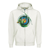 Oatmeal Heather Green Arrow DC, Green Arrow DC vintage, Green Arrow DC art, Green Arro Zipper Hoodie - InspiraDesign
