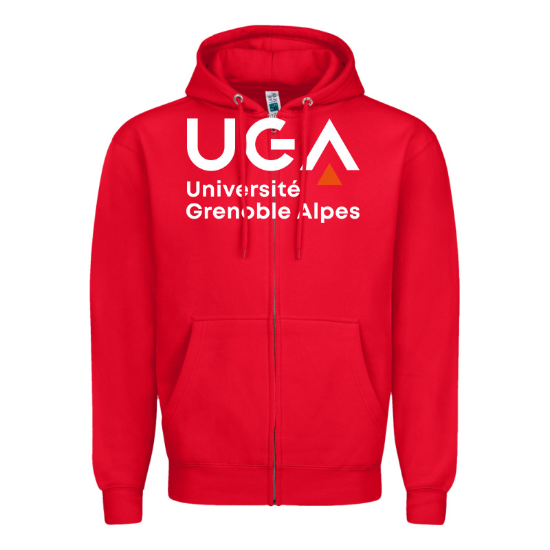 Université Grenoble Alpes Zipper Hoodie by ArtChic | Teevron