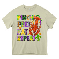 Mossy Pinch peel eat repeat crawfish Heavy Core Tee - HowdyJamesFarm