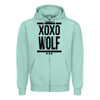 Seafoam EXO WOLF  BaekHyun 88  KPOP Text Style Zipper Hoodie - ArtChic