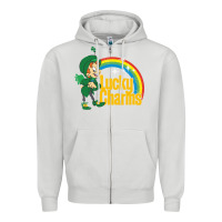 Dove Grey lucky charms lucky charms Zipper Hoodie - ArtChic