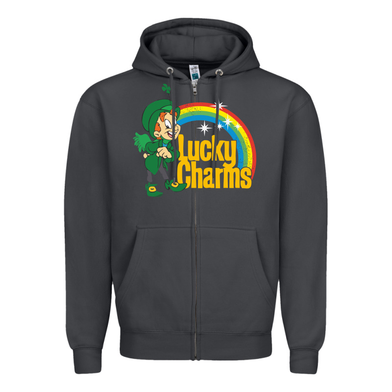 Lucky Charms Lucky Charms Zipper Hoodie by ArtChic | Teevron