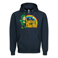 Navy lucky charms lucky charms Zipper Hoodie - ArtChic