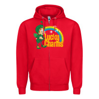 Red lucky charms lucky charms Zipper Hoodie - ArtChic