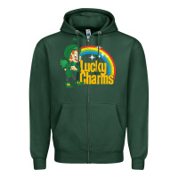 Sports Green lucky charms lucky charms Zipper Hoodie - ArtChic