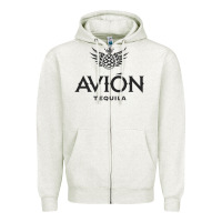 Oatmeal Heather avion tequila Zipper Hoodie - ArtChic