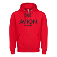 Red avion tequila Zipper Hoodie - ArtChic