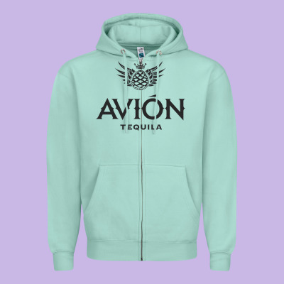 Avion Tequila Zipper Hoodie Designed By Artchic