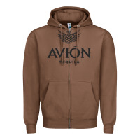 Chestnut avion tequila Zipper Hoodie - ArtChic
