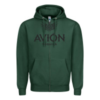 Sports Green avion tequila Zipper Hoodie - ArtChic